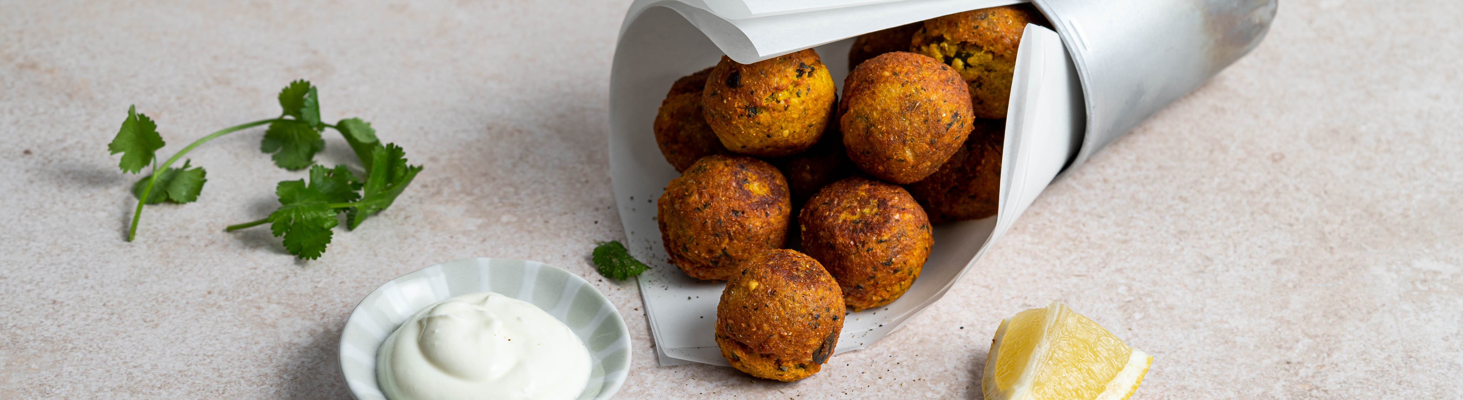 Kürbis-Curry-Falafel