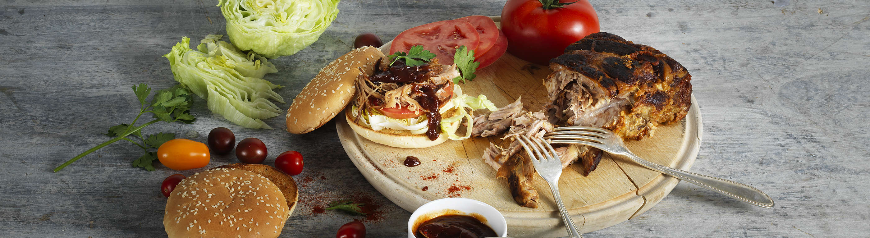 Porc effiloché braisé au cidre