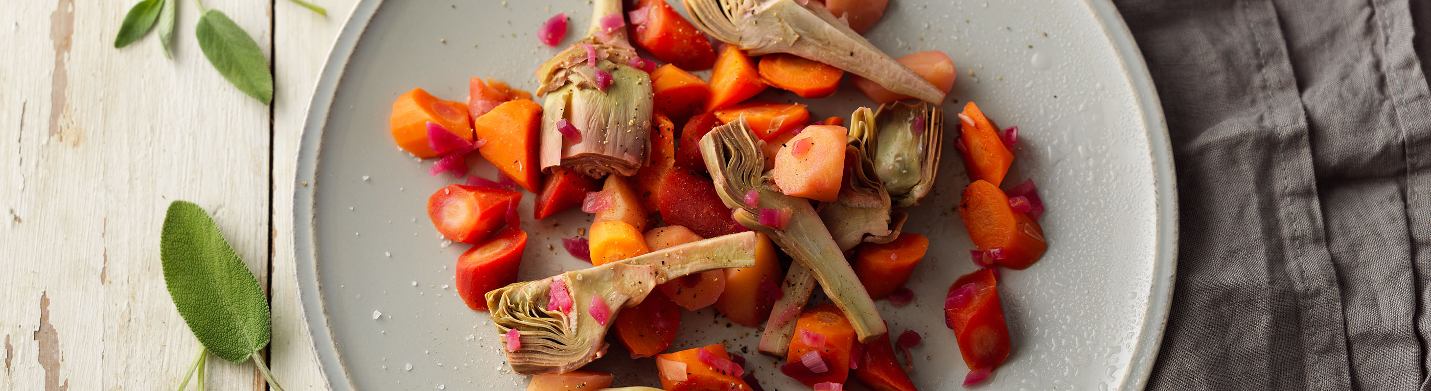 Mediterranes Artischocken-Gemüse