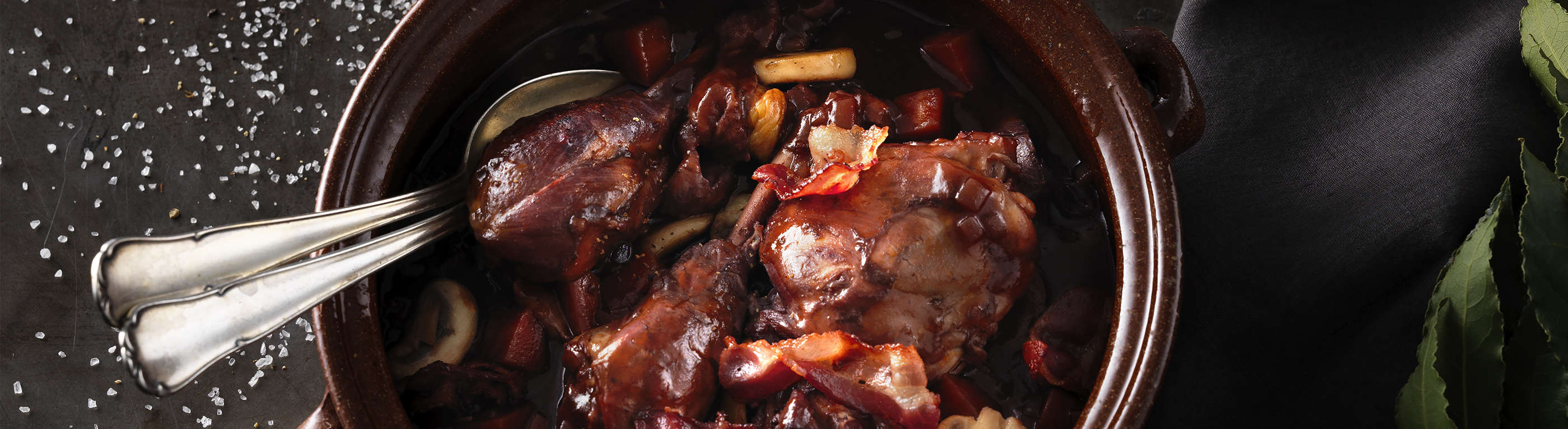 Coq au Vin (pollo al vino)