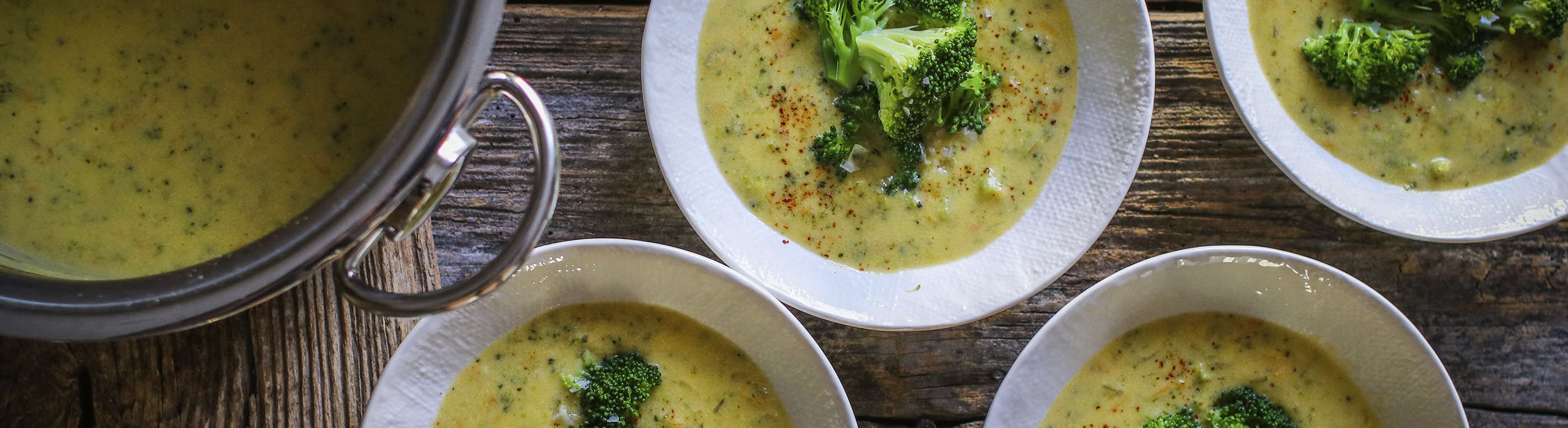 Gluten free Broccoli-cheddar soup