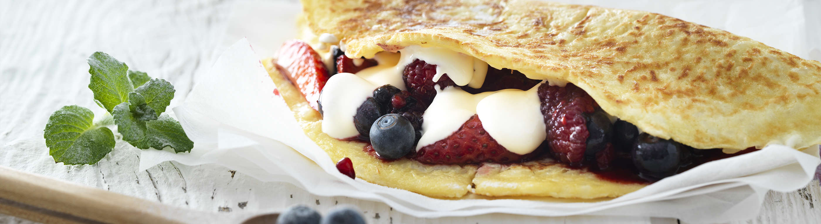 Panqueques de arroz con leche