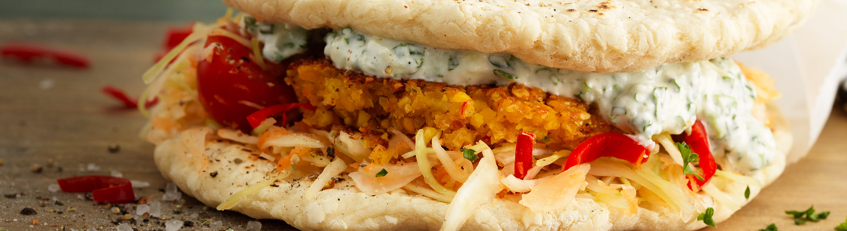 Libanesischer-Falafel-Burger