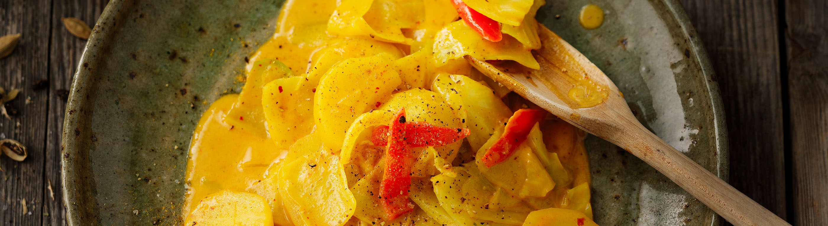 Kartoffel-Kabis Curry