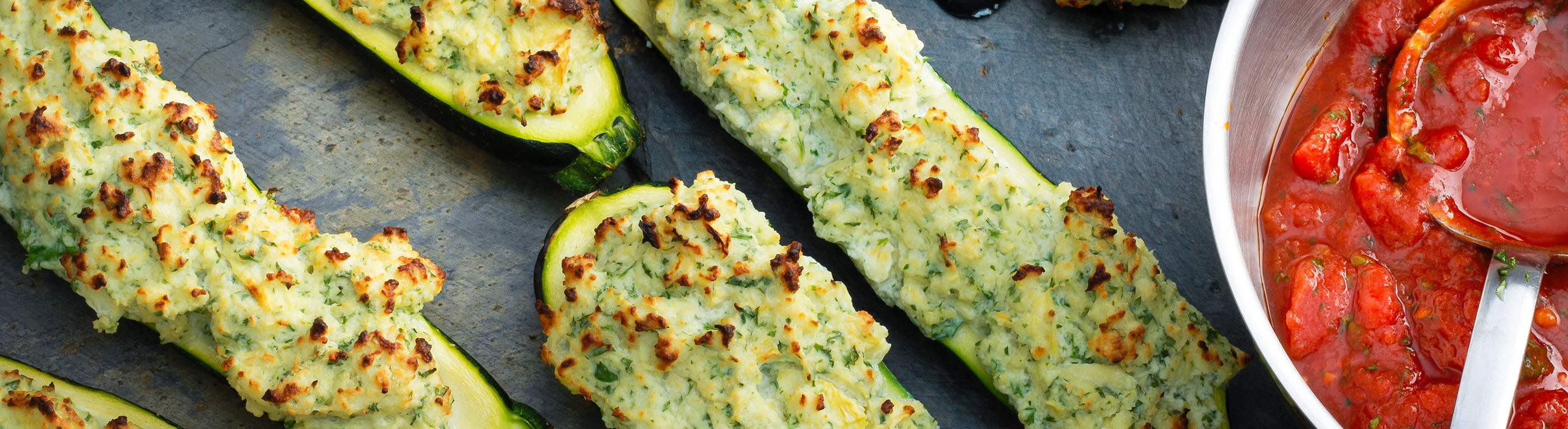 Courgettes farcis