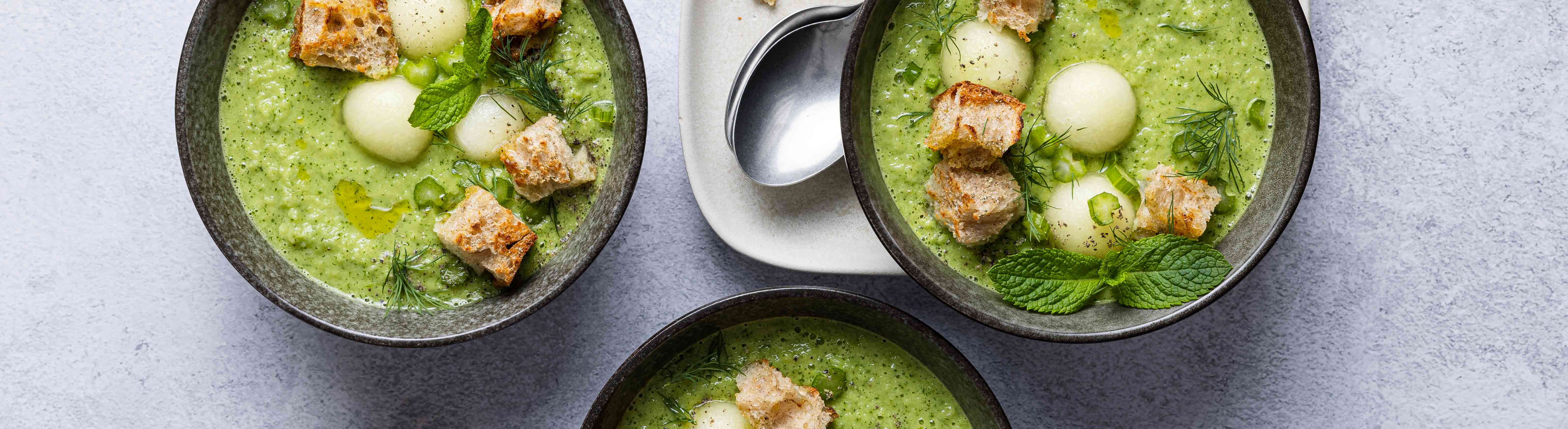 Fenchel-Melonen-Gazpacho