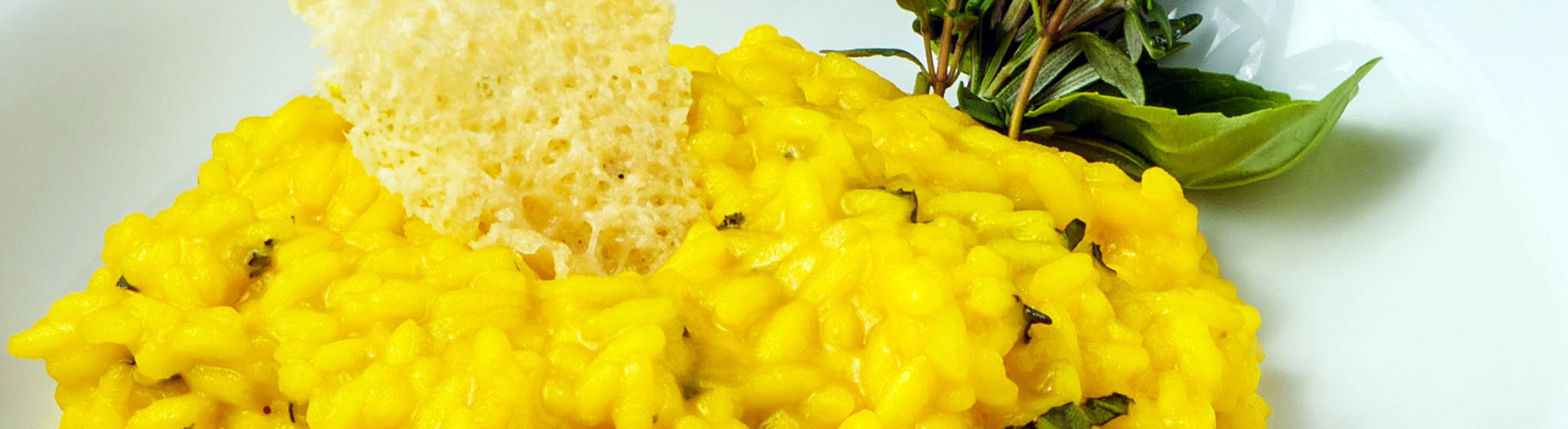 Risotto Milanese with herbs