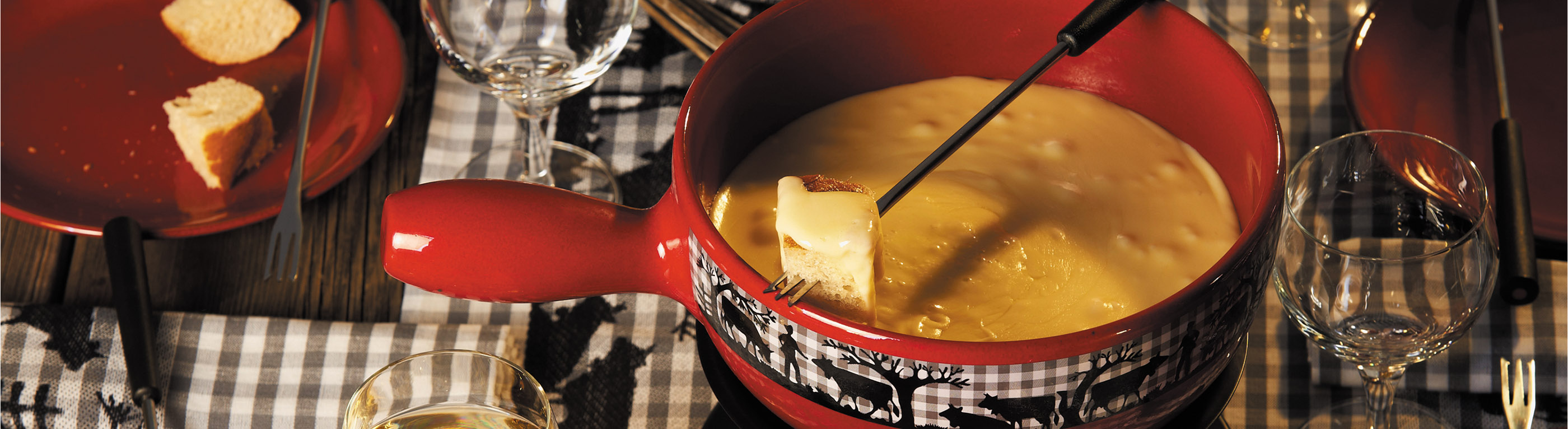 Cheese-Saffron Fondue