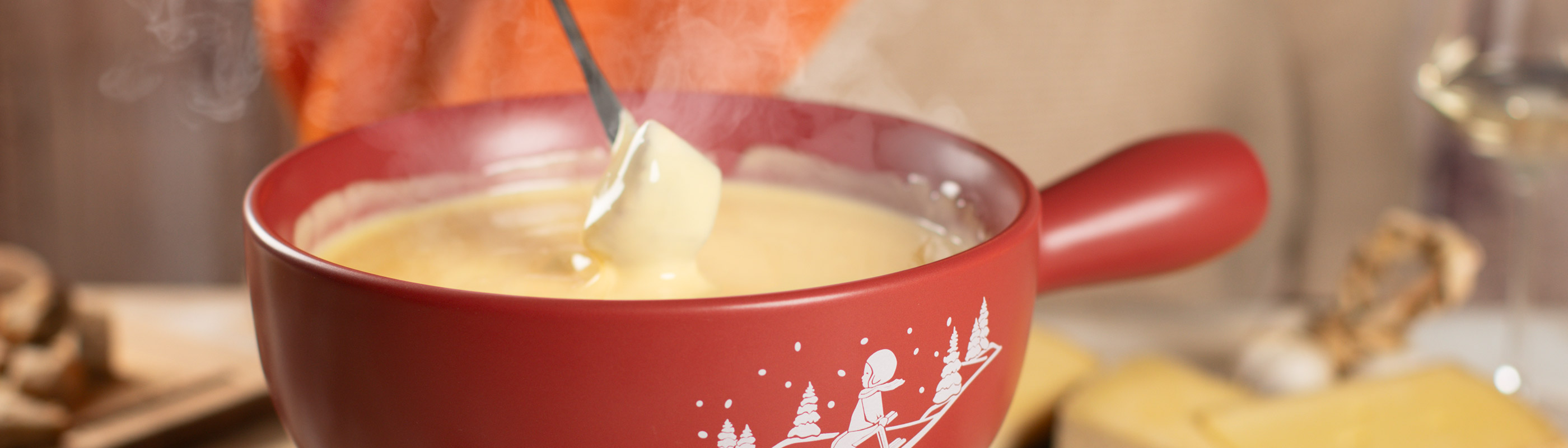 Gruyère-Emmental Cheese Fondue